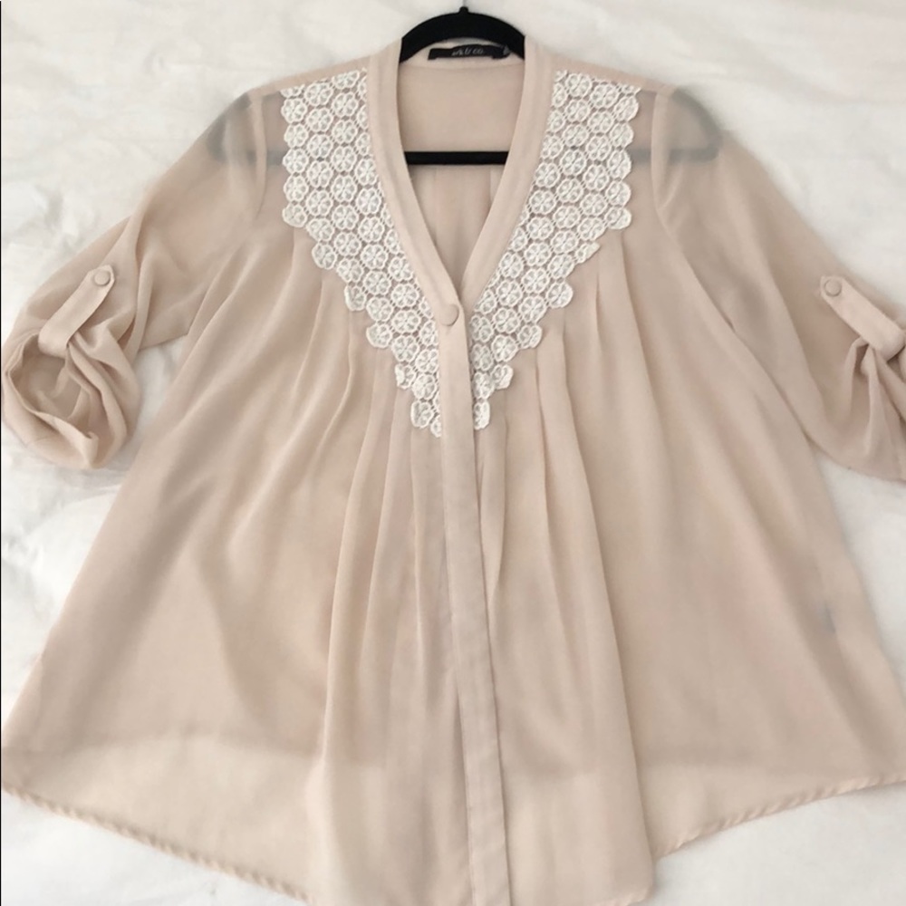 Women’s cream blouse